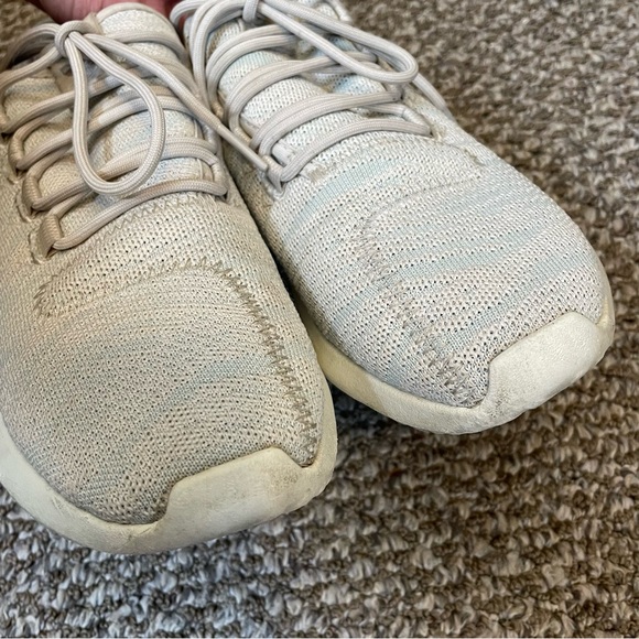 Adidas Tubular Shadow Ash Green Athletic White Shoes - Picture 8 of 10